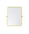 Kitchen And Bath Soft Corner Pivot Mirror 24X32 Inch In Gold Mr6A2432Gd