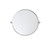 Kitchen And Bath Round Pivot Mirror 24 Inch In Silver Mr6B24Sil
