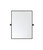 Kitchen And Bath Rectangle Pivot Mirror 24X32 Inch In Black Mr6E2432Blk
