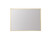 Kitchen And Bath Grace Aluminum Frame Mirror 27 X 36 Gold Mr72736G