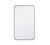 Kitchen And Bath Soft Corner Metal Rectangular Mirror 18X30 Inch In Silver Mr801830S