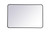 Kitchen And Bath Soft Corner Metal Rectangular Mirror 28X42 Inch In Black Mr802842Bk