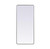 Kitchen And Bath Soft Corner Metal Rectangle Mirror 32X72 Inch In Silver Mr803272S