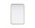 Kitchen And Bath R Corner Mirror 20 X30 X2 Brass Mr8A2030Bra