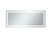 Kitchen And Bath Genesis 30In X 72In Soft Edge Led Mirror Mre33072