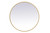 Kitchen And Bath Pier 42 Inch Led Mirror With Adjustable Color Temperature 3000K 4200K 6400K In Brass Mre6042Br