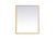 Kitchen And Bath Pier 24X30 Inch Led Mirror With Adjustable Color Temperature 3000K 4200K 6400K In Brass Mre62430Br