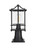 Elegant Lighting Outdoor Pole Light L7 H16 E7 L1 Black Od312P16Bk