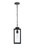 Elegant Lighting Outdoor Hanging L6 W6 H15 L1 Black Od330H15Bk