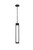 Elegant Lighting Hanging W3 7 Xd3 7 Xh23 4 Lt1 Led 11W Black Od604H23Bk