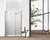 Kitchen And Bath Semi Frameless Hinged Shower Door 48 X 72 Polished Chrome Sd404 4872Pch