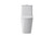 Kitchen And Bath Winslet One Piece Floor Square Toilet 27X14X31 In White Tol2003