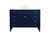 Kitchen And Bath 48 Inch Single Bathroom Vanity In Blue Vf12548Bl
