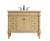 Kitchen And Bath 42 Inch Single Bathroom Vanity In Antique Beige With Ivory White Engineered Marble Vf13042Ab Vw