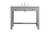 Kitchen And Bath 42 Inch Ada Compliant Bathroom Vanity In Gray Vf14842Gr