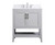 Kitchen And Bath 30 Inch Single Bathroom Vanity In Grey With Backsplash Vf16030Gr Bs