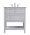 Kitchen And Bath 30 In Single Bathroom Vanity Set In Grey Vf27030Gr