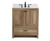 Kitchen And Bath 30 Inch Single Bathroom Vanity In Natural Oak With Backsplash Vf2830Nt Bs