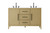 Kitchen And Bath Vanity Cabinet 2Dr 3Dw 54X21 5X35 Honey Brown Vf29354Dmhb