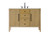 Kitchen And Bath Vanity Cabinet 2Dr 2Dw 48X21 5X35 Linen Oak Vf29648Lo