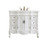 Kitchen And Bath 42 Inch Single Bathroom Vanity In Antique White With Ivory White Engineered Marble Vf38842Aw Vw