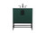 Kitchen And Bath 30 Inch Single Bathroom Vanity In Green Vf48830Mgn