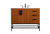 Kitchen And Bath 42 Inch Single Bathroom Vanity In Teak Vf48842Mtk