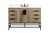 Kitchen And Bath 48 Inch Single Bathroom Vanity In Natural Oak With Backsplash Vf488W48Nt Bs