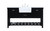 Kitchen And Bath 60 Inch Single Bathroom Vanity In Black Vf60160Bk