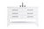 Kitchen And Bath Vanity Cabinet 4Dw 54 W X 22 D X 34 H White Vf60554Wh