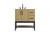 Kitchen And Bath Vanity Cabinet 2Dr2Dw 32 X22 X34 Honey Brown Vf60732Mhb