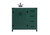 Kitchen And Bath 36 Inch Single Bathroom Vanity In Green Vf90236Mgn