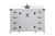 Kitchen And Bath 48 Inch Single Bathroom Vanity In Grey With Backsplash Vf90248Gr Bs