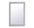 Kitchen And Bath Aqua Rectangle Vanity Mirror 24 Inch In Grey Vm22436Gr
