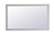 Kitchen And Bath Aqua Rectangle Vanity Mirror 60 Inch In Grey Vm26036Gr