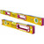Stabila 37816 48 Inch And 16 Inch Aluminum Box Beam Level Set Yellow 2098564