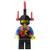 Lego Dragon Knights Knight 2 Black Legs Black Dragon Helmet Red Plumes Cas017
