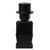 Lego Legoland Old Type All Black With Top Hat Statue From 1592 Old045