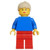 Lego Soccer Player Women Team Tan Ponytail Hair Red Lips Soc054