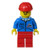 Lego Bulldozer Logo Red Legs Red Construction Helmet Jbl003