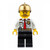Lego Fire Chief White Shirt With Tie And Belt Black Legs Gold Fire Helmet Cty350