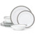 Crestwood Platinum 12-Piece Dinnerware Set, Service For 4 4166-12H By Noritake