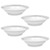 Grey Hammock Set Of 4 Fruit Bowls, 5.50", 5 Oz. 9353-408D By Noritake