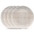Khaki Hammock Set Of 4 Coupe Salad Plates - Stripes, 9.50" 9354-405AD By Noritake
