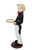 Restaurant Waiter Gold Server Tray Butler Statue Kitchen Wine Connoisseur Bar 10286401 By AFD