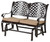 Savannah Rocking Glider Love Seat / Bench / Settee. Outdoor, Cast Aluminum, Bridgeton Moore, Sumbrella, Patio, Furniture 11232042 By AFD