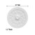 Classic White Round Ceiling Medallion 37 Inch Dia 11256837 By AFD
