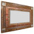 Serpentine Reverse Painted Glass Rectangular Wall Mirror 48"W X 71"H 11267763 By AFD