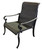 Wyndemere Deep Seating Club Or Chat Chair Outdoor, Patio, Aluminum, Woven, Black Bridgeton Moore Patio 11284926 By AFD