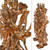 Teak Root Architectural Piece With Wood Teak Statue Handcrafted 12005392 By AFD